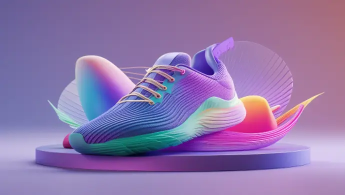 Prototipo zapatilla impresa en 3D con resina SLA personalizada